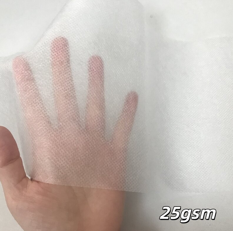 Tela no tejida spunbond de polipropileno blanco de 25 g/m² para uso médico